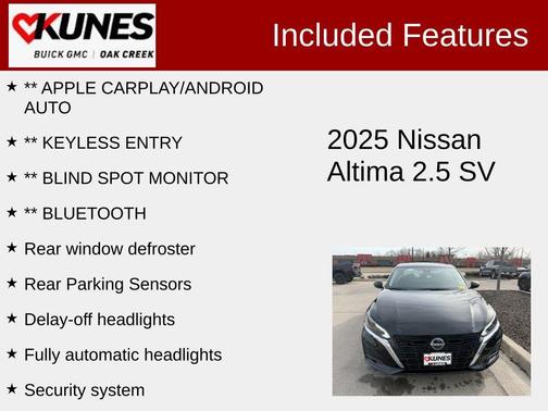 2025 Nissan Altima 2.5 SV