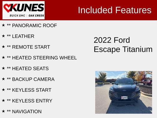 2022 Ford Escape Titanium