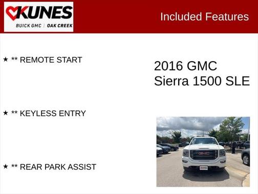 2016 GMC Sierra 1500 SLE