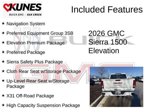 2026 GMC Sierra 1500 Elevation