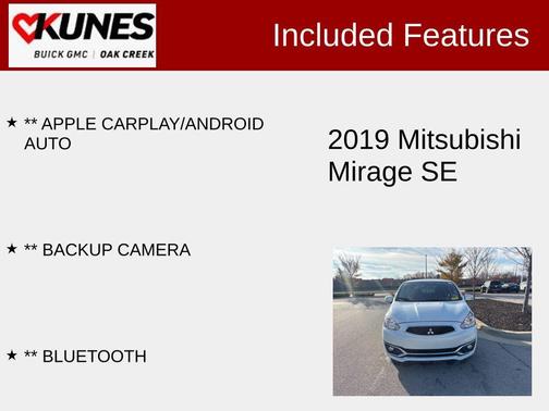 2019 Mitsubishi Mirage SE