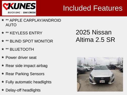 2025 Nissan Altima SR FWD