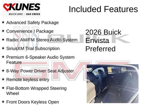 Ebony Twilight Metallic 2026 Buick Envista Preferred FWD
