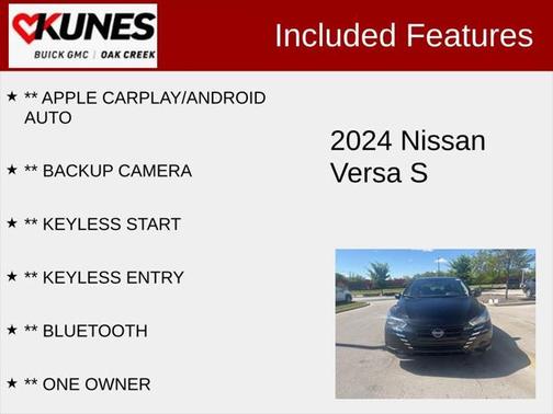 2024 Nissan Versa 1.6 S