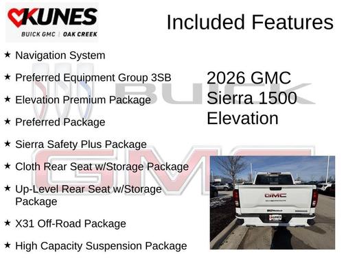 2026 GMC Sierra 1500 Elevation