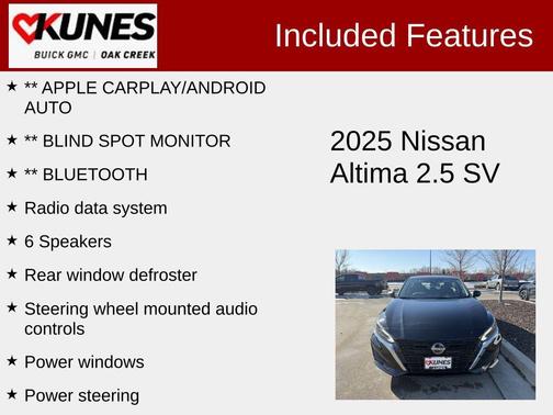 2025 Nissan Altima 2.5 SV