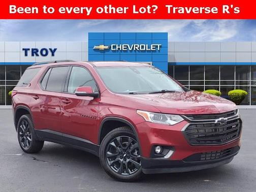 Cajun Red Tintcoat 2021 Chevrolet Traverse RS