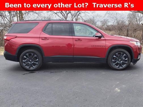 Cajun Red Tintcoat 2021 Chevrolet Traverse RS