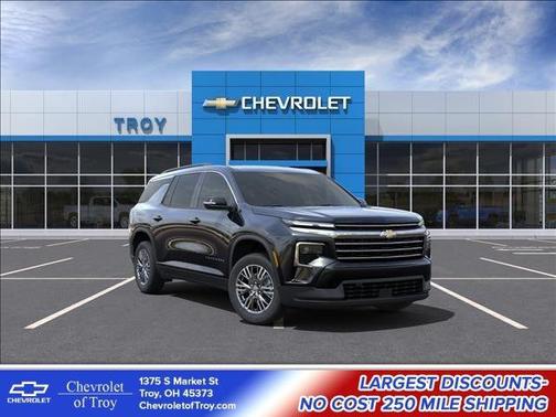 Mosaic Black Metallic 2025 Chevrolet Traverse LT