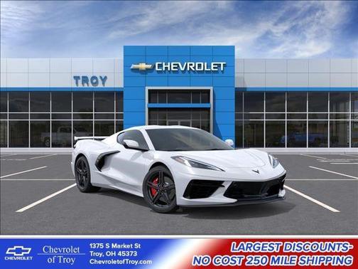 Arctic White 2026 Chevrolet Corvette Stingray w/2LT