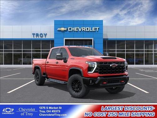 Red Hot 2026 Chevrolet Silverado 2500 Crew Cab, Standard Bed, XR2, 4WD
