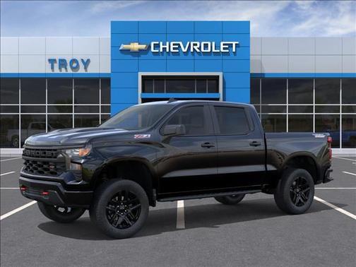 Black 2026 Chevrolet Silverado 1500 Custom Trail Boss