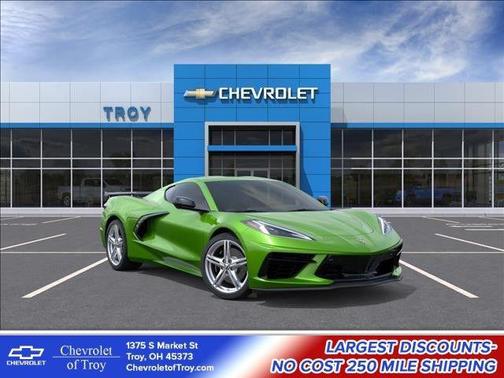 Roswell Green Metallic 2026 Chevrolet Corvette Stingray w/2LT