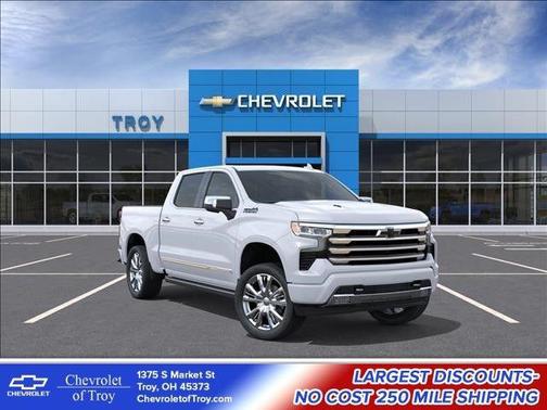 Polar White Tricoat 2026 Chevrolet Silverado 1500 High Country