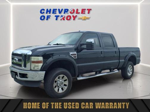 Black Clearcoat 2008 Ford F-350 XLT Crew Cab Super Duty