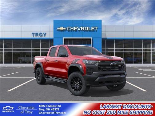 Radiant Red Tintcoat 2026 Chevrolet Colorado Trail Boss