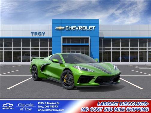 Roswell Green Metallic 2026 Chevrolet Corvette Stingray w/2LT