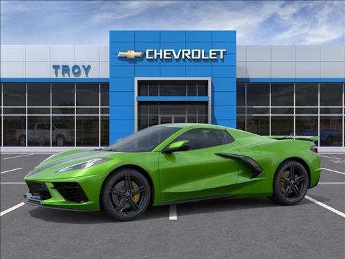 Roswell Green Metallic 2026 Chevrolet Corvette Stingray w/2LT