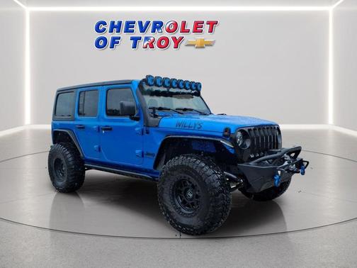 Hydro Blue Pearlcoat 2022 Jeep Wrangler Willys
