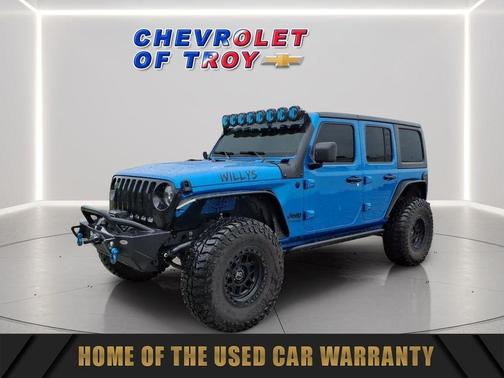 Hydro Blue Pearlcoat 2022 Jeep Wrangler Willys