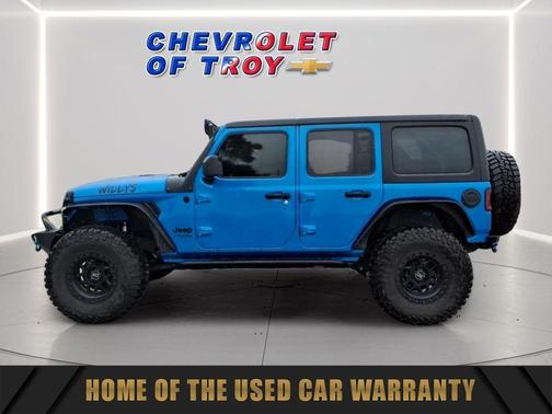 Hydro Blue Pearlcoat 2022 Jeep Wrangler Willys