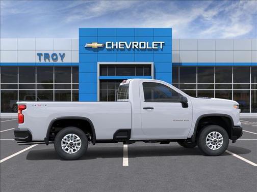 Summit White 2026 Chevrolet Silverado 2500 Regular Cab, Long Bed, WT, 4WD