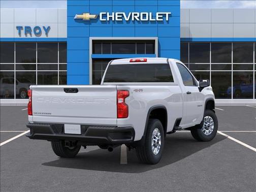 Summit White 2026 Chevrolet Silverado 2500 Regular Cab, Long Bed, WT, 4WD