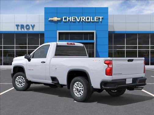 Summit White 2026 Chevrolet Silverado 2500 Regular Cab, Long Bed, WT, 4WD
