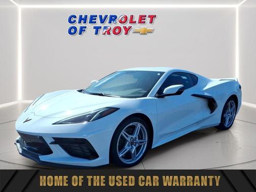 Arctic White 2020 Chevrolet Corvette Stingray w/1LT
