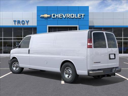 Summit White 2025 Chevrolet Express 3500 RWD 3500 Extended Wheelbase WT
