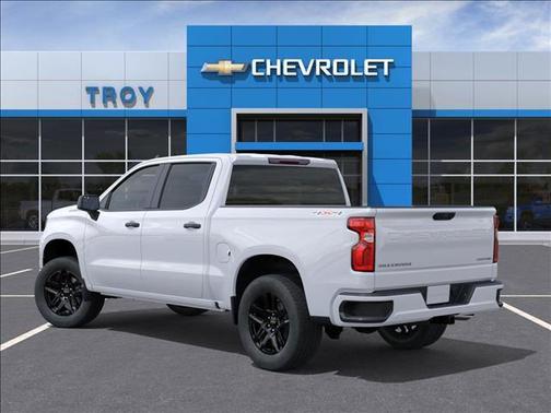 Summit White 2026 Chevrolet Silverado 1500 Custom
