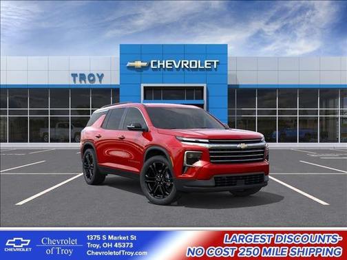 Radiant Red Tintcoat 2026 Chevrolet Traverse LT
