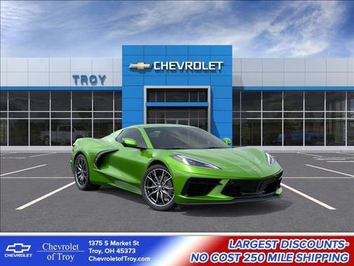 Roswell Green Metallic 2026 Chevrolet Corvette Stingray w/2LT