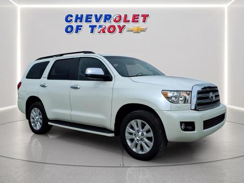 Blizzard Pearl 2016 Toyota Sequoia Platinum
