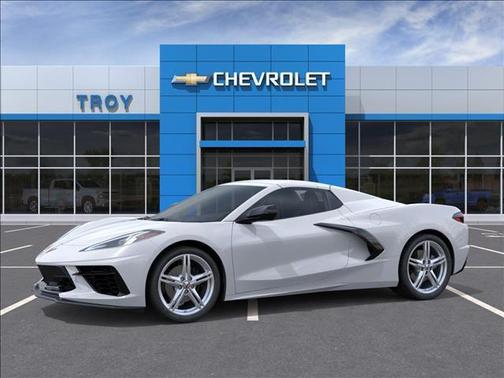 Arctic White 2026 Chevrolet Corvette Stingray w/1LT