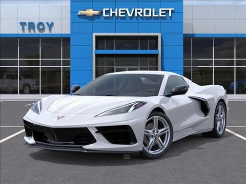Arctic White 2026 Chevrolet Corvette Stingray w/1LT