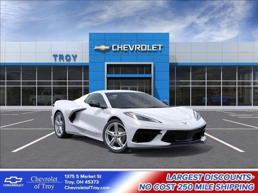 Arctic White 2026 Chevrolet Corvette Stingray w/1LT