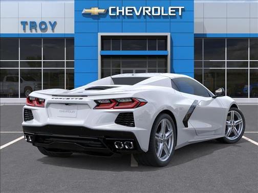 Arctic White 2026 Chevrolet Corvette Stingray w/1LT