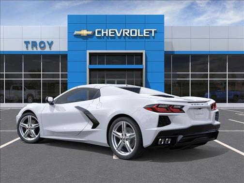 Arctic White 2026 Chevrolet Corvette Stingray w/1LT