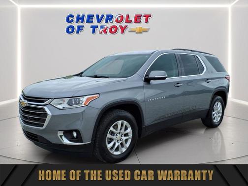 Satin Steel Metallic 2020 Chevrolet Traverse LT Cloth