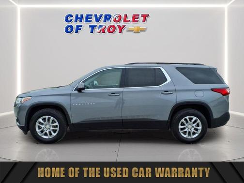 Satin Steel Metallic 2020 Chevrolet Traverse LT Cloth
