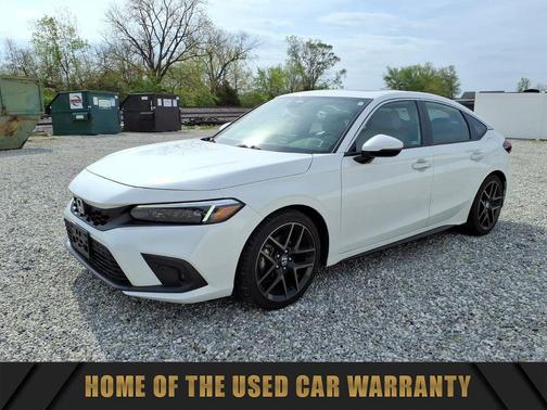 Platinum White Pearl 2023 Honda Civic Sport Touring