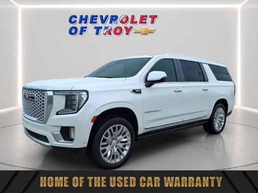 White Frost Tricoat 2023 GMC Yukon XL Denali