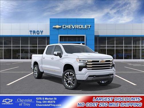 Polar White Tricoat 2026 Chevrolet Silverado 1500 High Country