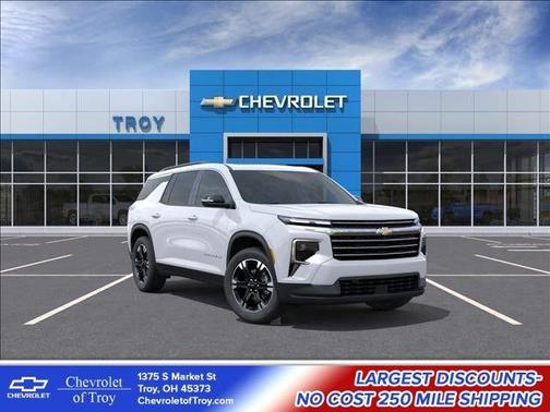 Summit White 2027 Chevrolet Traverse LT
