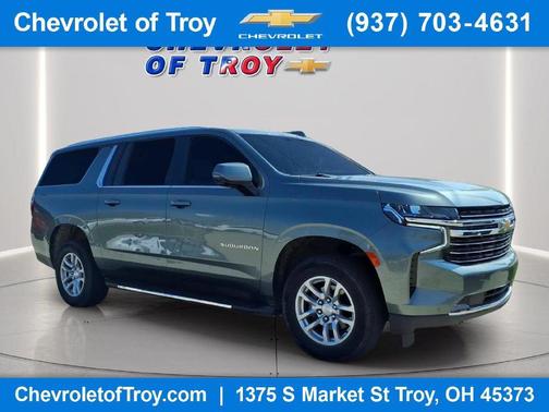 Silver Sage Metallic 2023 Chevrolet Suburban LT