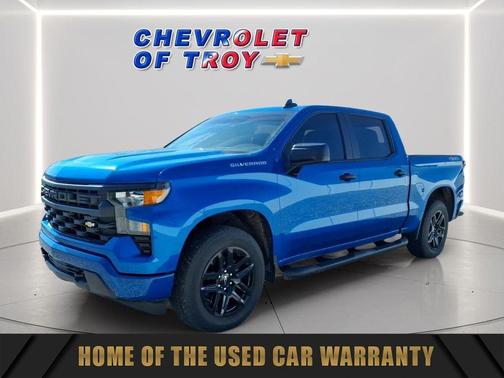Glacier Blue Metallic 2024 Chevrolet Silverado 1500 Custom