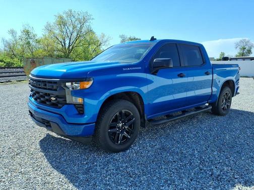 Glacier Blue Metallic 2024 Chevrolet Silverado 1500 Custom
