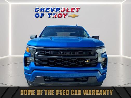 Glacier Blue Metallic 2024 Chevrolet Silverado 1500 Custom
