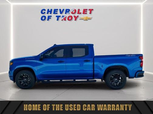 Glacier Blue Metallic 2024 Chevrolet Silverado 1500 Custom